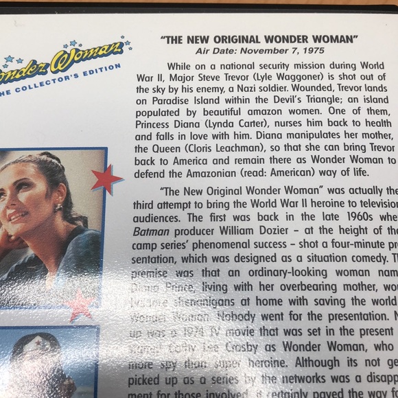 VTG Wonder Woman The Collector's Edition VHS - Picture 7 of 10